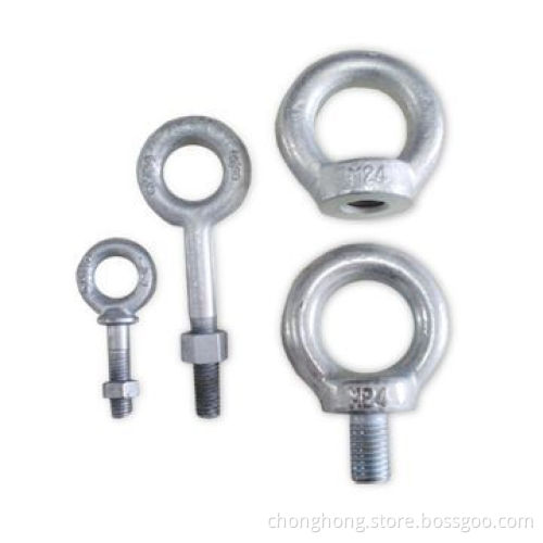 Eye Bolts, DIN582, DIN580, JIS B1169 and JIS B1168 Standards, Customer's Specifications are Accepted